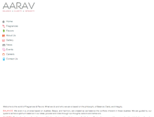 Tablet Screenshot of aarav.co